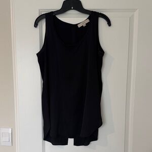LOFT Black Sleeveless Tank Top
